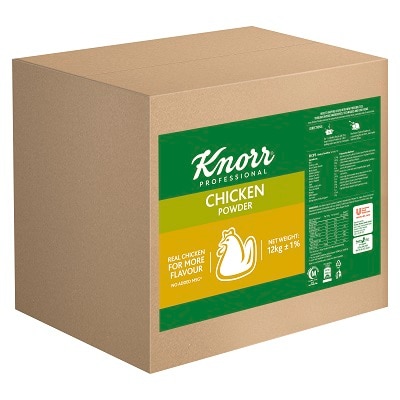 Knorr Professional Chicken Stock Powder (1x12kg) - Knorr Professional Chicken Stock Powder is made with real chicken that delivers the natural taste and aroma to your dish every time.