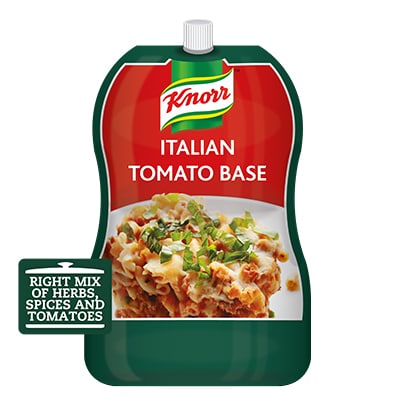 Knorr Professional Italian Tomato Base (12x700g) - Knorr Italian Tomato Base  helps the  cooks get it right every time