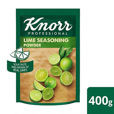 Knorr Professional Lime Seasoning (24x400g) - Knorr Professional Lime Seasoning Powder provides the natural sourness and aroma of lime all year round.