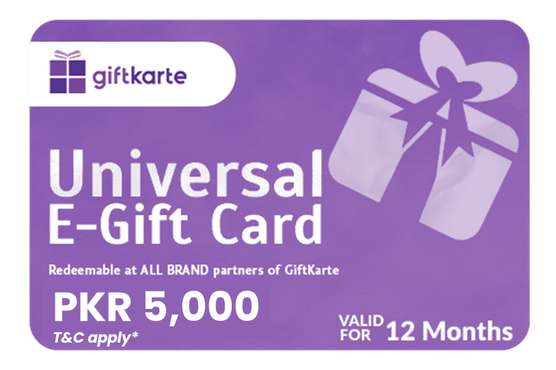 Giftkarte Universal E-Gift Card PKR 5,000 - 