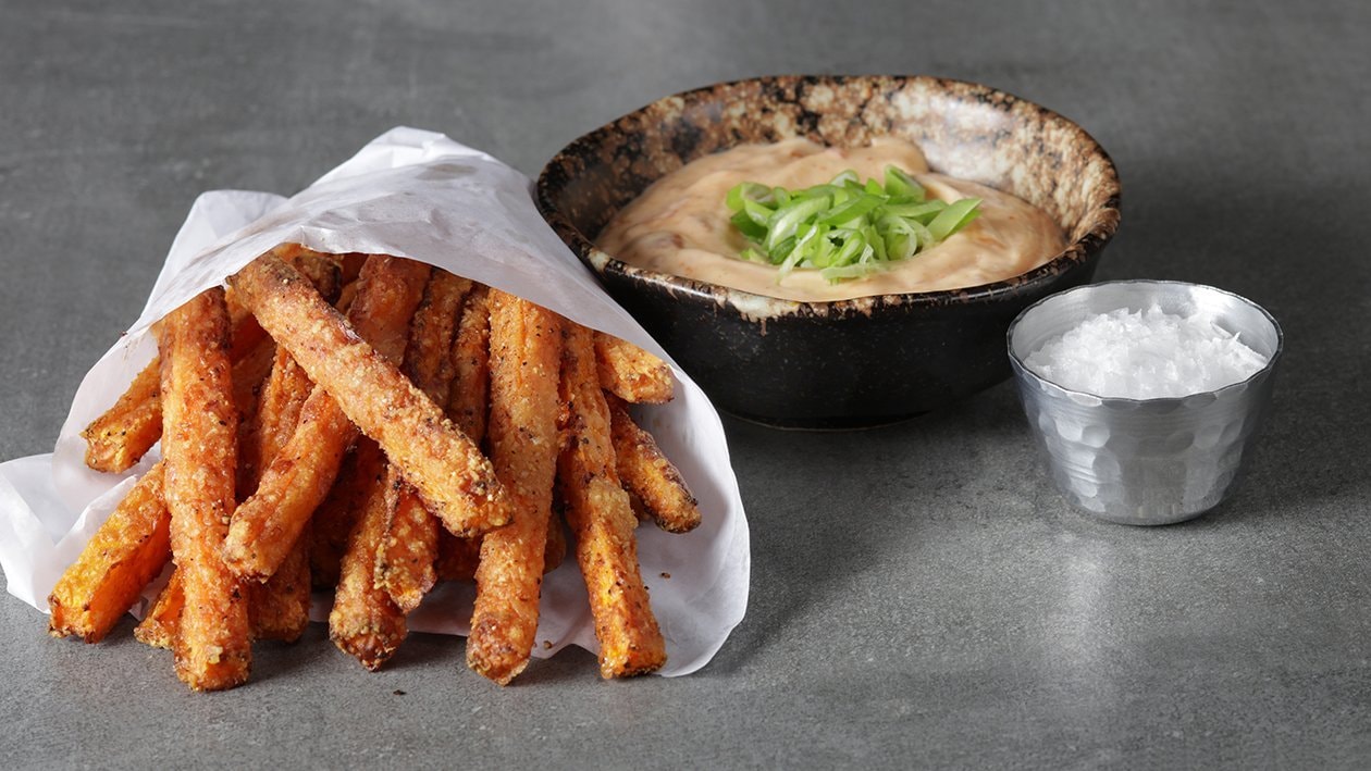 Baked Cheese Carrot Fries – - Recipe