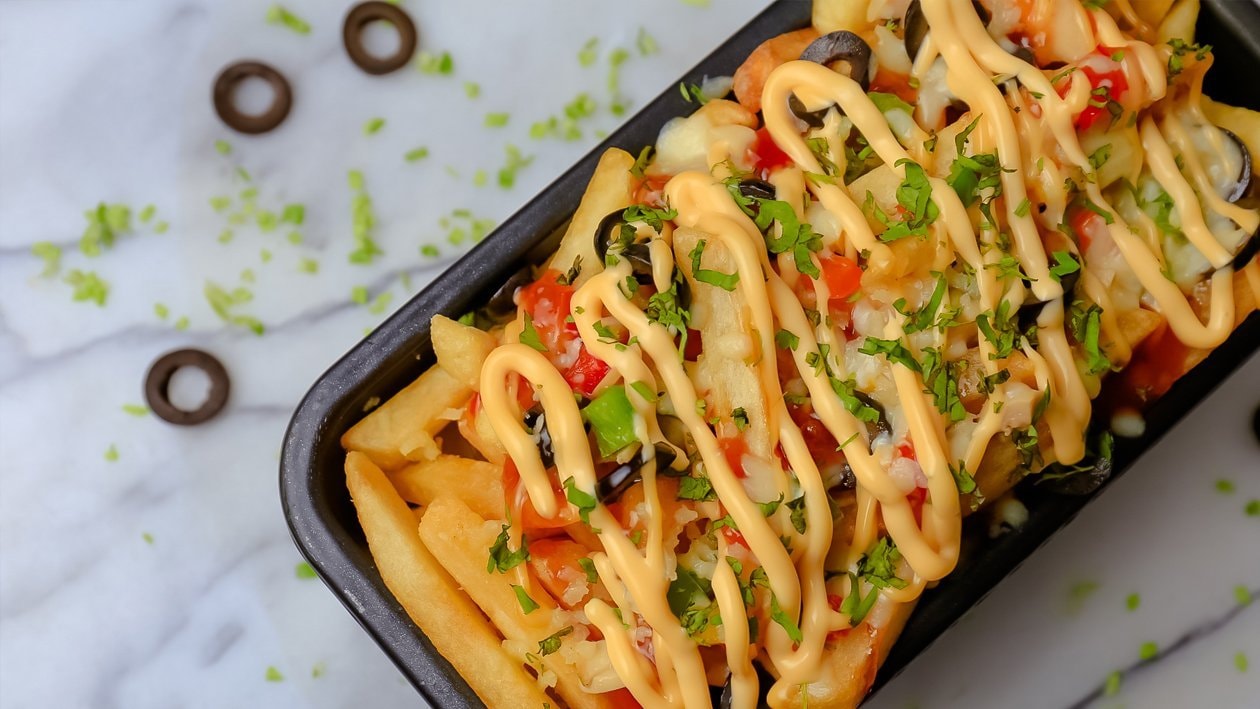 BBQ Chicken Pizza Fries – - Recipe