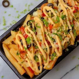 BBQ Chicken Pizza Fries BBQ Chicken Pizza Fries