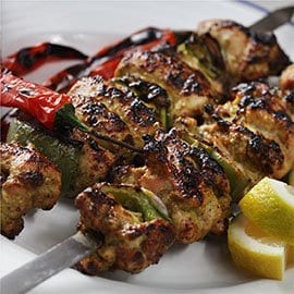 Cashew Nut Chicken Seekh Kabab Cashew Nut Chicken Seekh Kabab