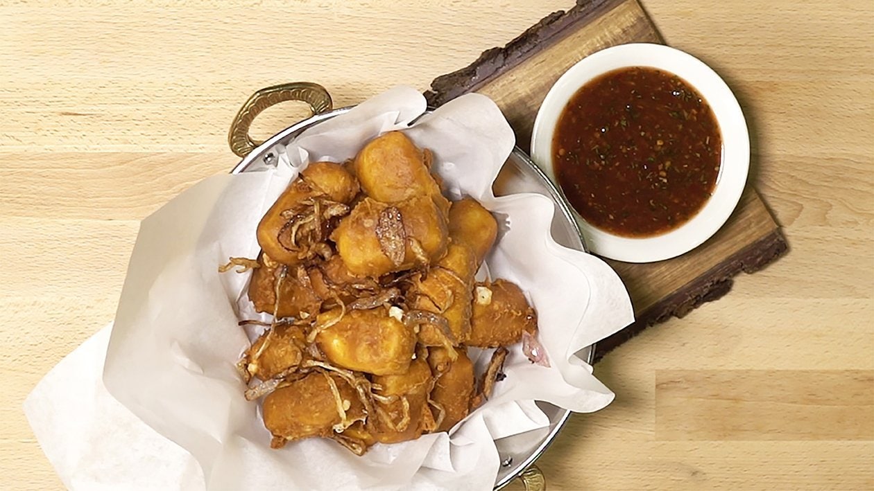 Cheese Pakora with Honey Chutney – - Recipe