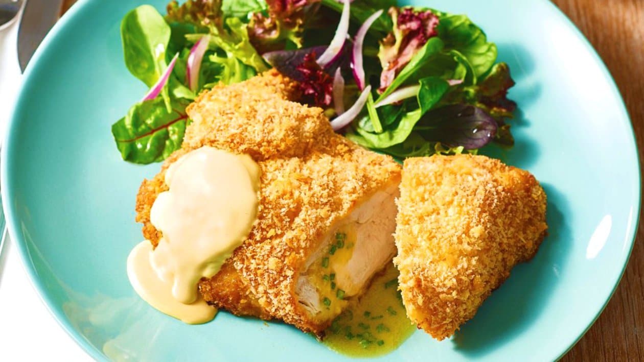 Chicken Kiev with Honey Mustard Sauce – - Recipe