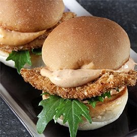 Chipotle Chicken Waffle Sliders