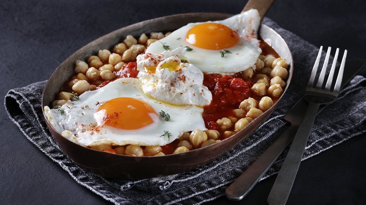 Shakshuka with Chickpeas – - Recipe