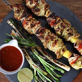 تھائی چکن سیخ کباب تھائی چکن سیخ کباب