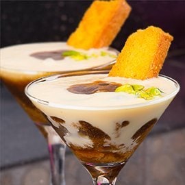 Date Caramel & Custard Parfait Date Caramel & Custard Parfait