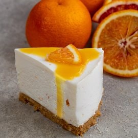 Orange Custard Cheesecake Orange Custard Cheesecake