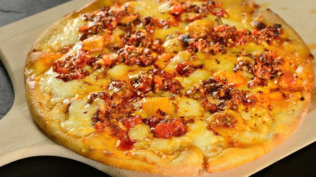 Lamb, Peppers & Chilli Pizza – - Recipe