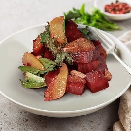 بیٹ روٹ اینڈ اورنج سلاد بیٹ روٹ اینڈ اورنج سلاد