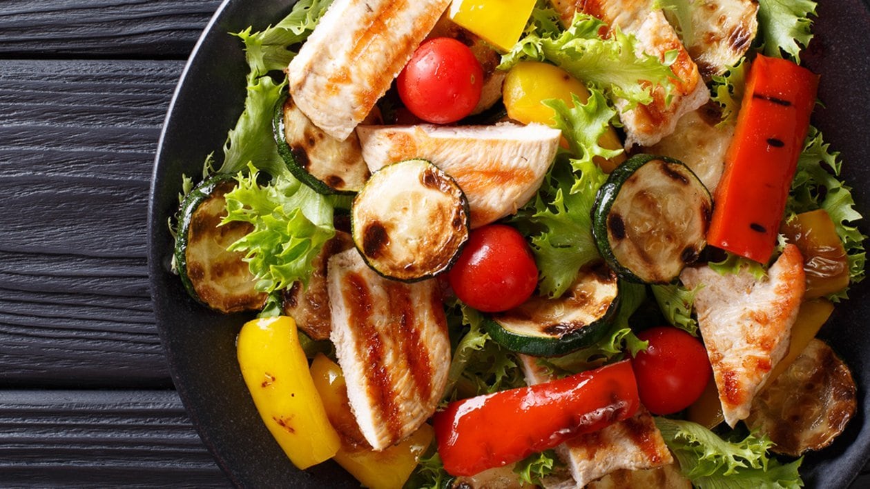 Mediterranean Grilled Chicken Salad – - Recipe