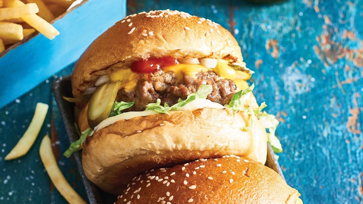 American Cheese Burger – - Recipe