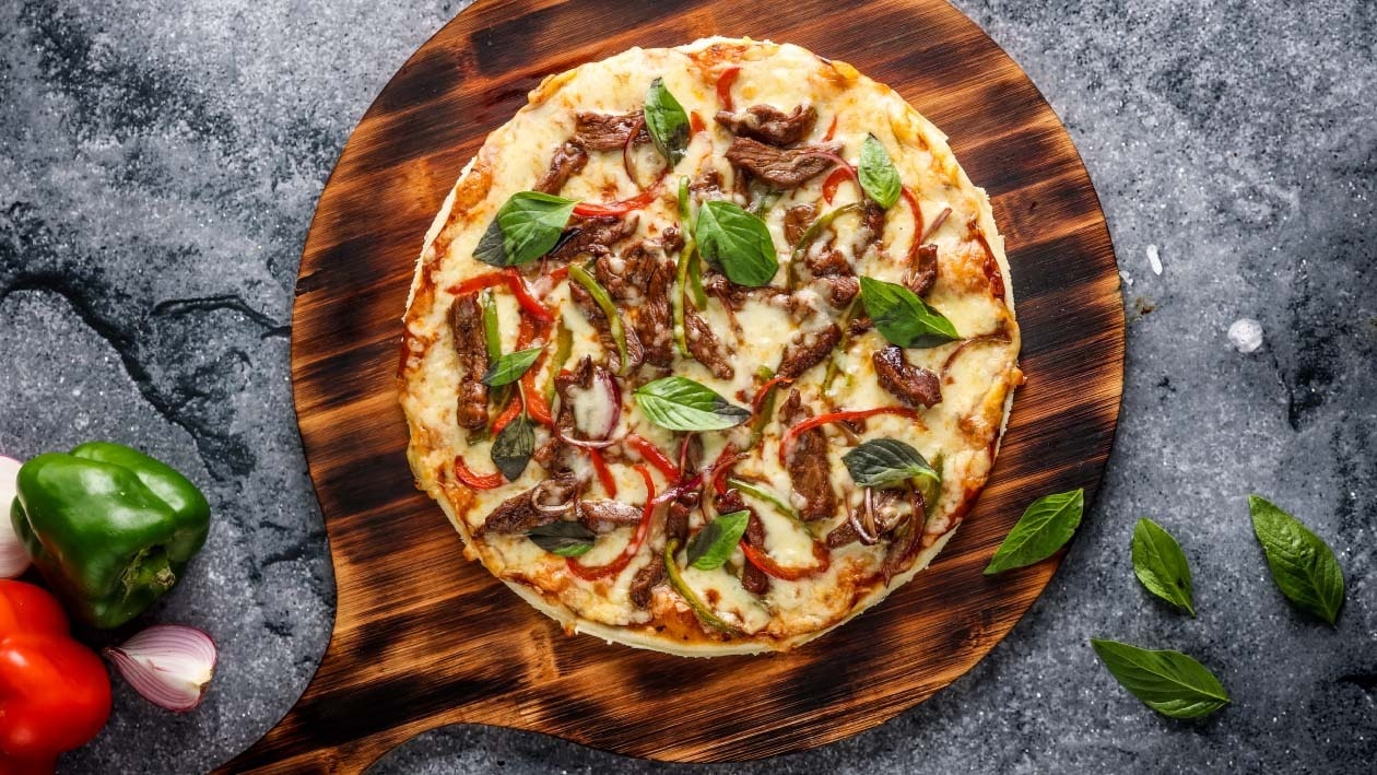 Thai Basil Beef Pizza – - Recipe