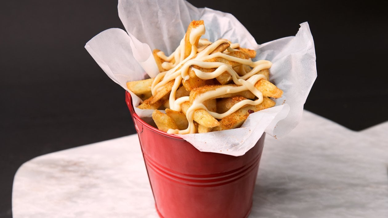 Crispy Fries with Garlic Mayonnaise – - Recipe