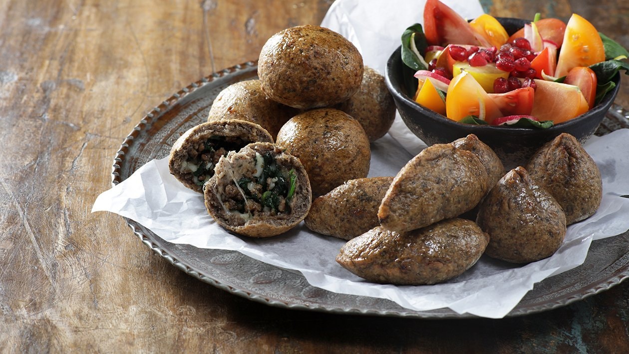 Potato, Spinach and Cheese Kibbeh – - Recipe