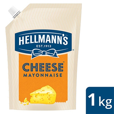 Hellmann’s Cheese Mayonnaise (12x1kg) - Hellmann’s Cheese Mayonnaise is a cost-effective solution that delivers creamy cheese flavour to your dish.