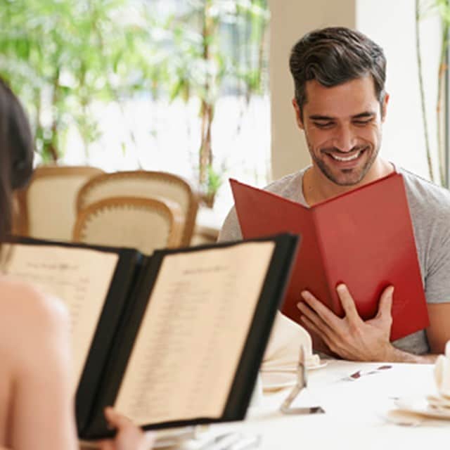 Designing menus for efficient operations