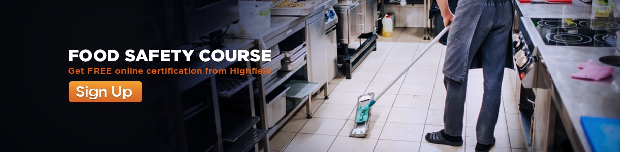Sign up for Food safety training Sign up for Food safety training