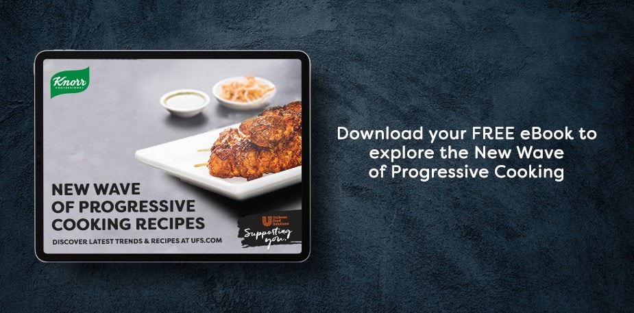 Download your FREE Recipe E-book inspired by the new wave of progressive cooking!