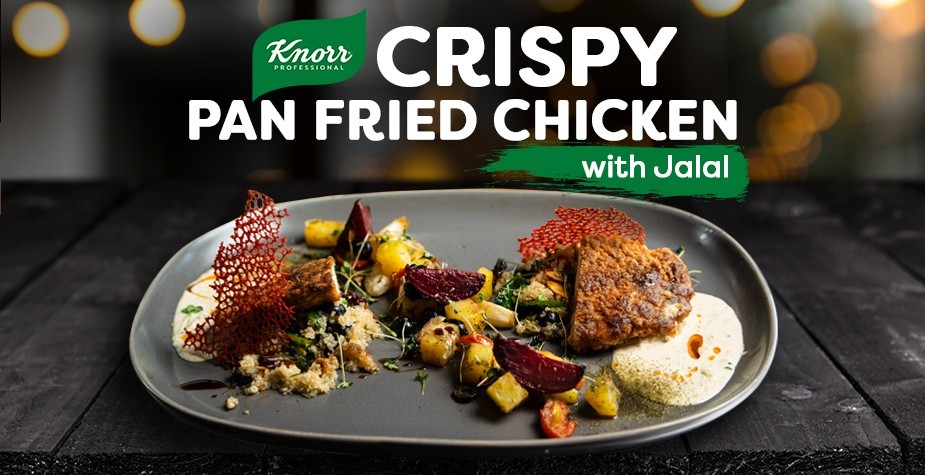 Crispy pan-fried chicken recipe with Chef Jalal