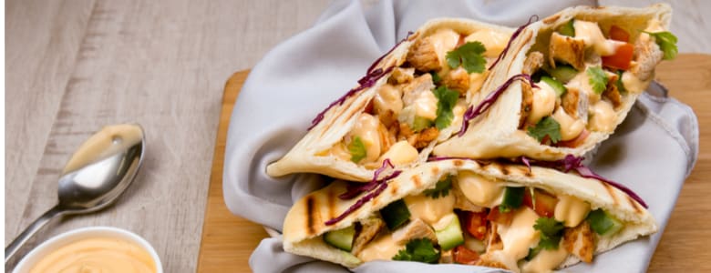Cheesy Pita Pockets