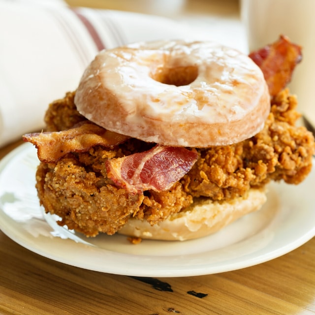 Fried chicken donut Fried chicken donut