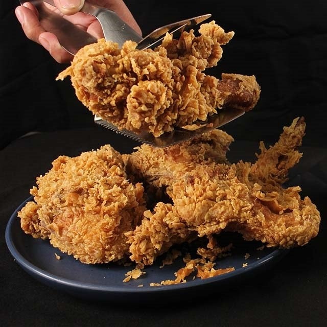 پرفیکٹ خستہ فرائیڈ چکن