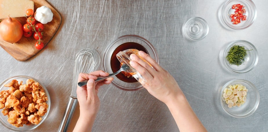 فوڈ ڈلیوری کے لیے ریسیپی ہیکس